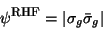 \begin{displaymath}\psi^{\mbox{\footnotesize RHF}} = \vert\sigma_g \bar\sigma_g\vert
\end{displaymath}