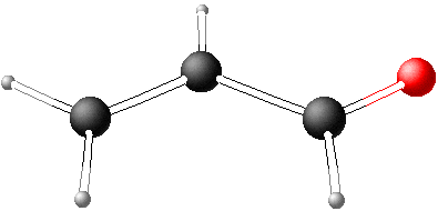 Acrolein-Molekl