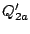 $\displaystyle Q_{2a}'$